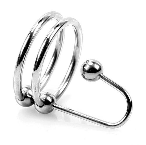Sperm Stopper Double Ring 2.5cm - Durchmesser 8mm