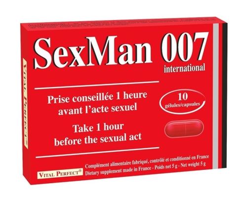 Stimulanz SexMan 007 10 Kapseln