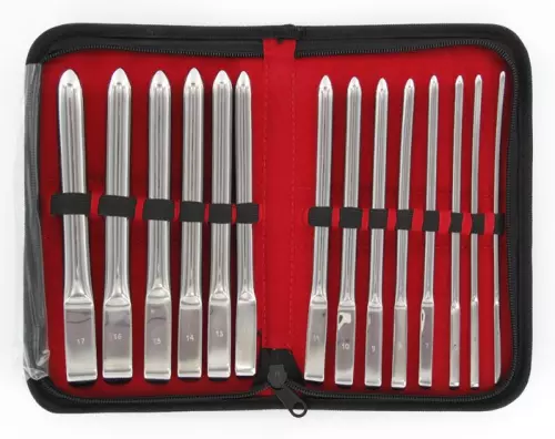 Set von 14 Harnröhrenstäben 13cm - 4 bis 17mm – 1/6