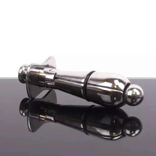 Deluxe Junior Metall-Keuschheitsstöpsel 11 x 5cm – 3/3