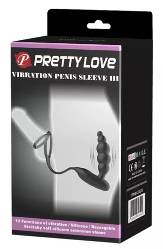 Vibrirender Plug mit Ringen VIBRA PENIS 8 x 2.4 cm – 2/10