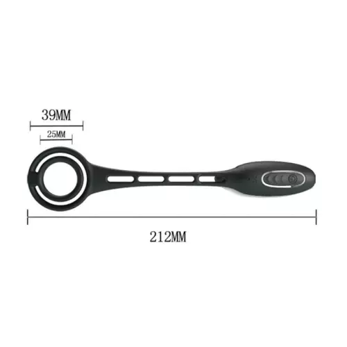 Vibrirender Plug mit Ringen VIBRA PENIS 8 x 2.4 cm – 7/10