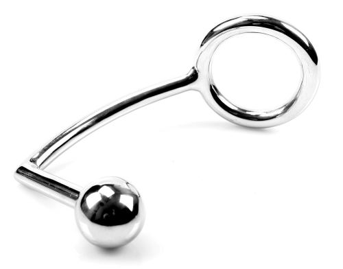 Cock Ring with Ball Plug 3cm