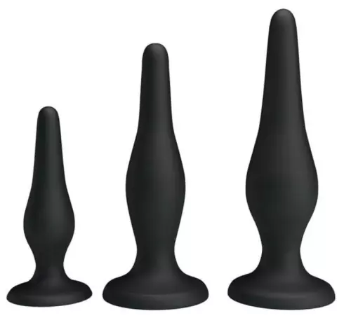 Set of 3 Silicone Plugs Beginner – 1/9
