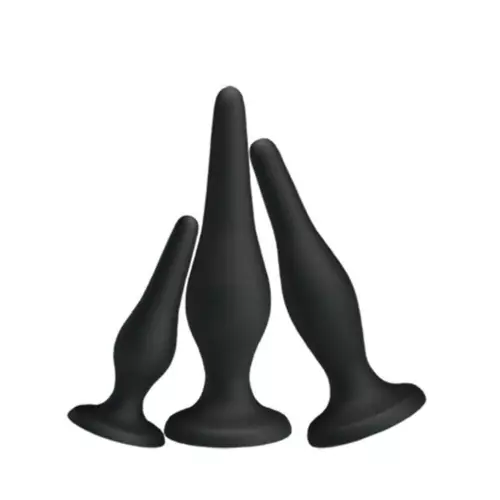 Set of 3 Silicone Plugs Beginner – 3/9