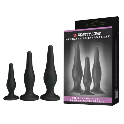 Set of 3 Silicone Plugs Beginner – 6/9