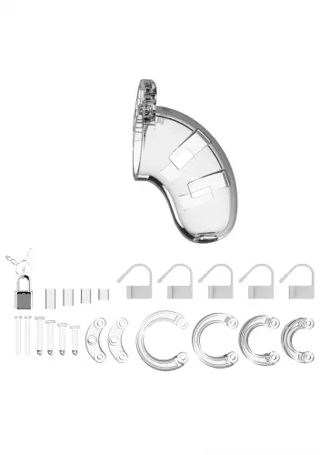 Keuschheitskäfig ManCage Modell 01 9 x 3.5 cm Transparent – 3/8