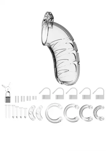 Keuschheitskäfig ManCage Modell 04 11 x 3.5 cm Transparent – 3/9