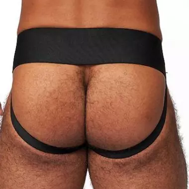 Jockstrap aus Leder Mister B Schwarz – 2/6