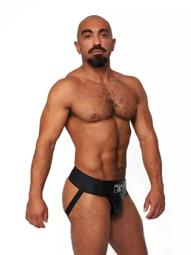 Jockstrap aus Leder Mister B Schwarz – 5/6