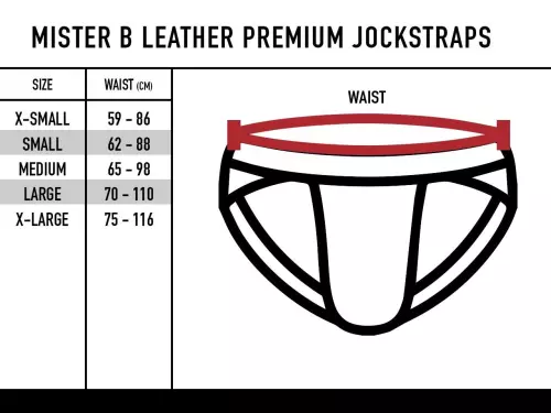 Jockstrap aus Leder Mister B Schwarz – 6/6