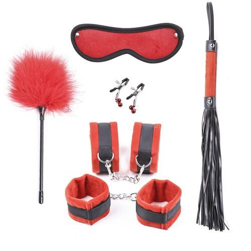 Bondage-Set 5-teilig Rot