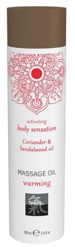 Massage Oil Warming Coriander and Sandalwood 100mL