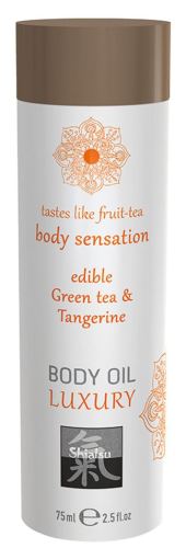 Edible Massage Oil - GREEN TEA and MANDARIN 75ml