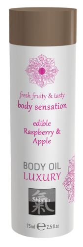 Edible Massage Oil - RASPBERRY and APPLE 75ml