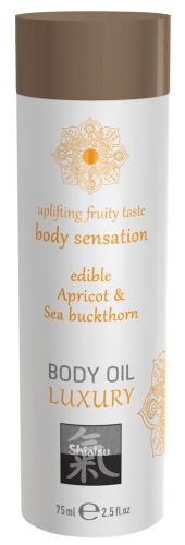 Edible Massage Oil - APRICOT and SEA BUCKTHORN 75ml