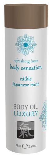 Edible Massage Oil - JAPANESE MINT 75ml