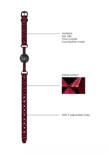 Knebel Luxus Kugel ROT – 4/14