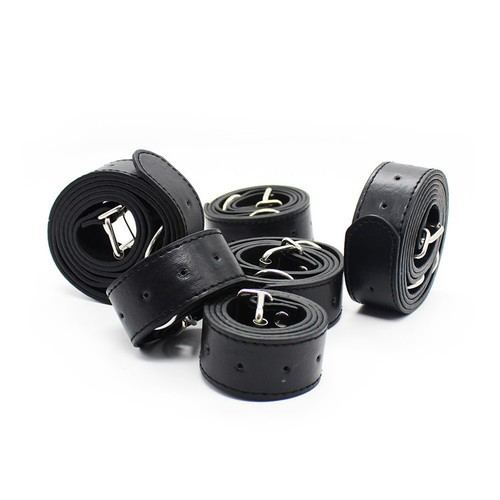 Set mit 6 Bondage-Riemen