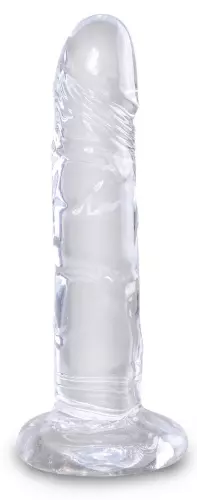 King Cock Transparent Dildo 16 x 3.7cm – 1/7