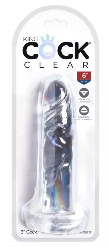 King Cock Transparent Dildo 16 x 3.7cm – 2/7