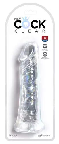 King Cock Transparent Dildo 20 x 4.5cm – 2/5