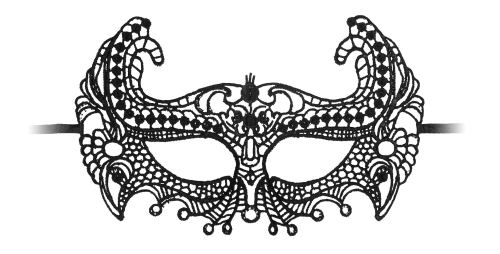 Lace Mask Empress Black