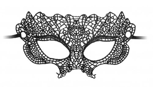 Lace Mask Princess Black