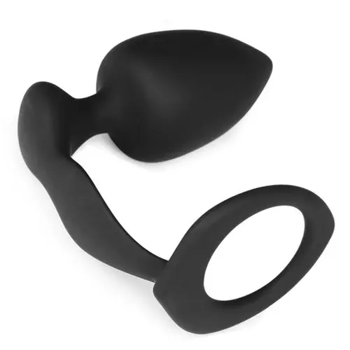 Plug und Cockring Silikon 8cm – 2/19