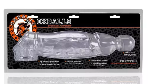 Penismanschette Butch 17 x 5 cm Transparent – 2/11