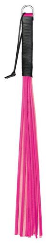 Handy Whip Leather Flogger Pink