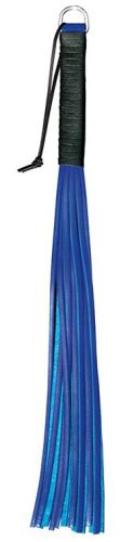 Handy Whip Leather Flogger Blue