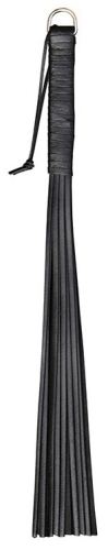 Handy Whip Leather Flogger Black