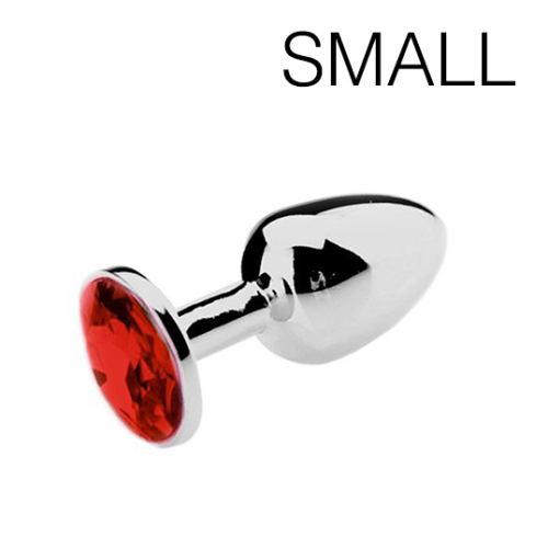 Juwelen plug Spolly Small - Rood 6 x 2.7cm
