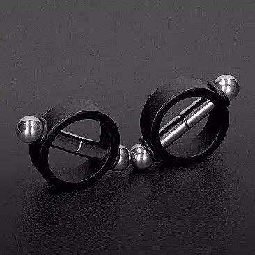 Magnetische Nippelklemmen Pincher Schwarz – 1/3