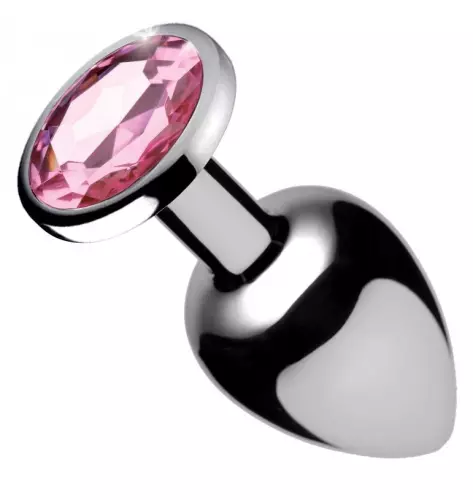Butt Plug Schmuckstein Gem Rosa 7 x 3.4 cm – 3/3