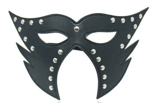 Masker Cat open Mouth Zwart