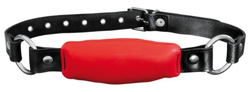 Leren knevel Silence Stick Rood