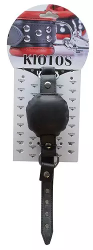 Lederknebel Silence Gag Schwarz – 2/3