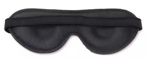 Ledermaske Deluxe Schwarz – 3/6