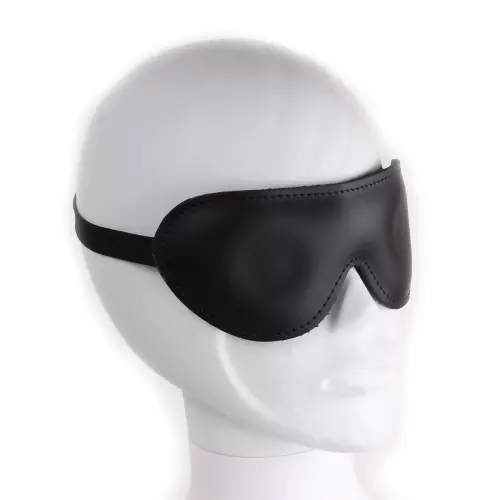Ledermaske Deluxe Schwarz – 5/6