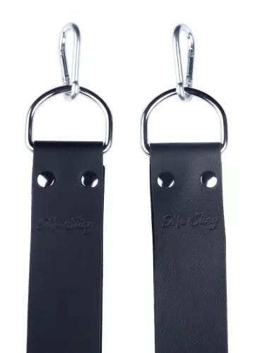 2er-Set Fußstützen für Sling aus Leder – 2/2