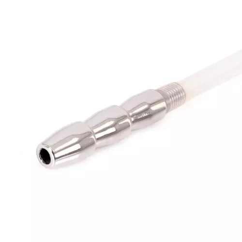 Durchbohrte Harnröhrenstange Catheter Ribbed 21cm - Durchmesser 9mm – 4/5