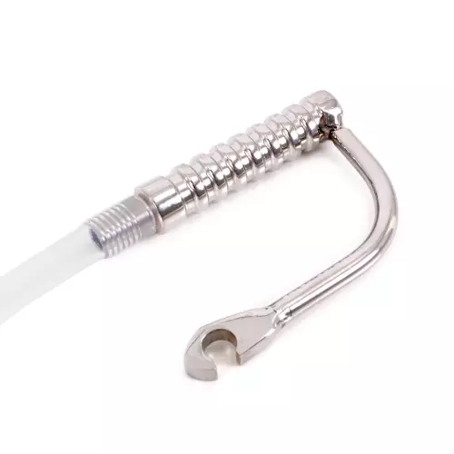 Durchbohrte Harnröhrenstange Catheter Ribbed 21cm - Durchmesser 9mm – 5/5