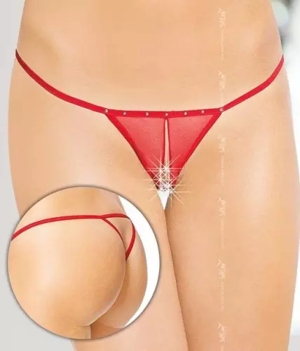 Offener String GALINA - Rot – 1/8