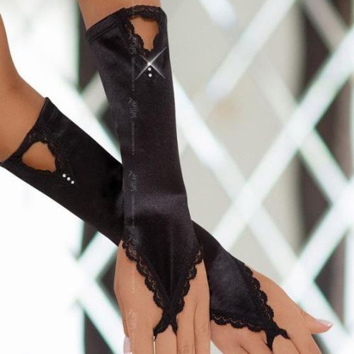 Vingerloze Handschoenen GIORGIA - Zwart