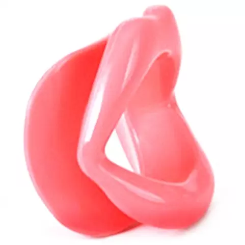 Knebel offener Mund Rosa – 3/4