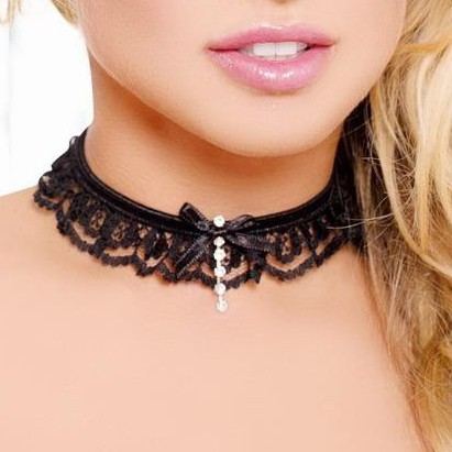 Halsband Acilia - Zwart