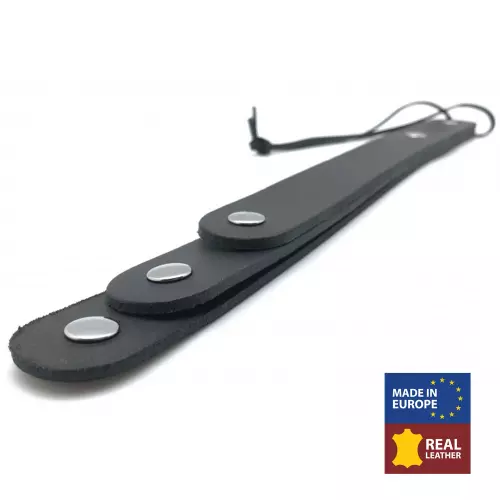 Leder-Paddle mit 3 Riemen 39,5cm – 2/12