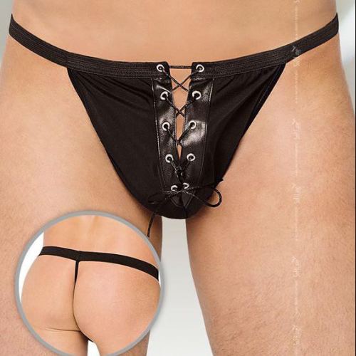 String Heren VETERSLUITING Zwart
